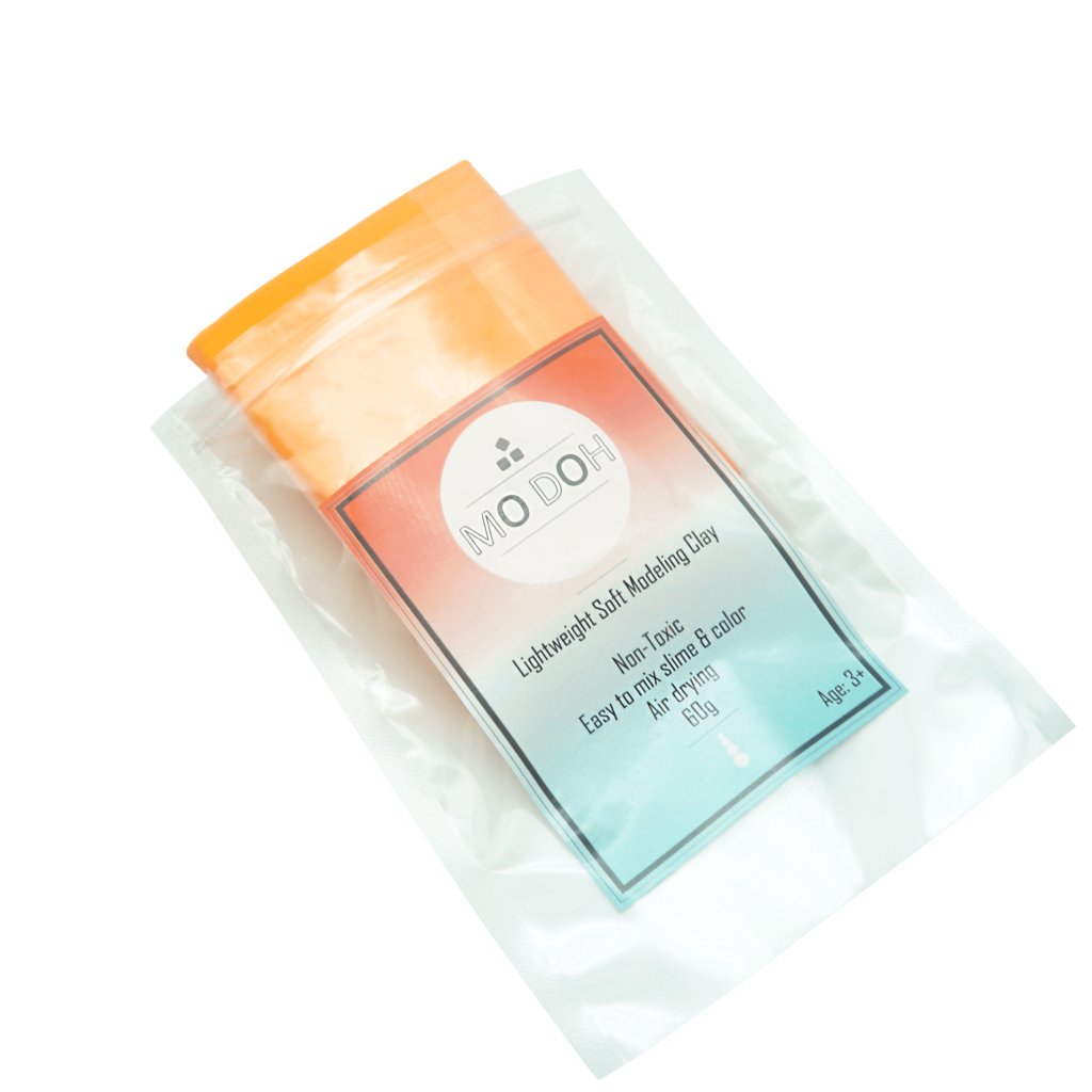 Soft Air Dry Clay Orange 60g